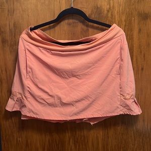 Peach Nike tennis skort